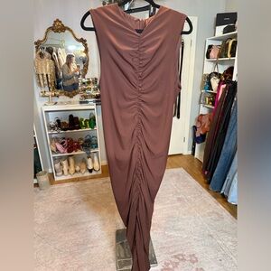 Zara Chocolate Brown Dress
